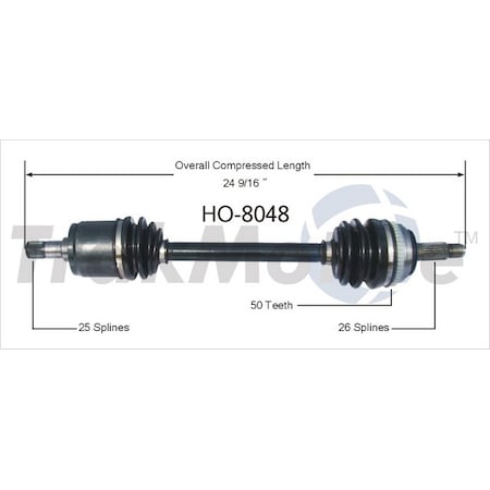 Surtrack Axle Cv Axle Shaft, Ho-8048 HO-8048